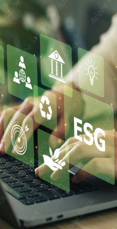 ESG sustainability and governance icons
